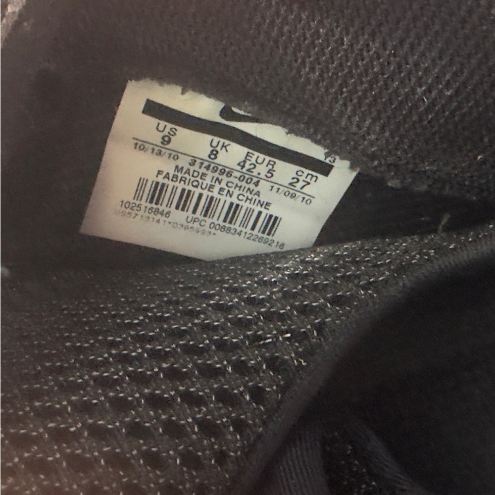 Nike Air Foamposite One Metallic Pewter Black Men SneakerShoes 314996-004 Size 9 - Picture 5 of 8